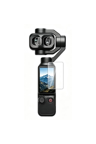 Teknoroket Djı Osmo Pocket 4p Uyumlu Temperli Cam Ekran Ve Lens Koruyucu Seti 9h 3 Parça Şeffaf