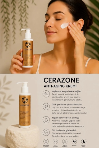 Yaşlanma Karşıtı Ve Kırışıklık Karşıtı Anti Aging Bakım Kremi 50