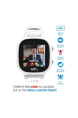 Wiky Watch 5E e-SIM Akıllı Çocuk Saati (İthalatçı Garantili)