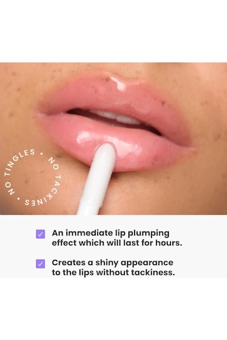 Wonderskin Lip Relapse Dolgunlaştırıcı Etki Şeffaf Dudak Parlatıcısı Clear 3.57ml Clear