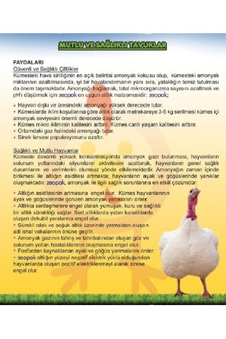 Zeopak Zeolit Hayvan Altlığı-100 Kg