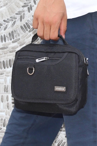 Mergenshoes Svn Sv70 Siyah Polyester Kumaş Erkek El Omuz Çantası Siyah