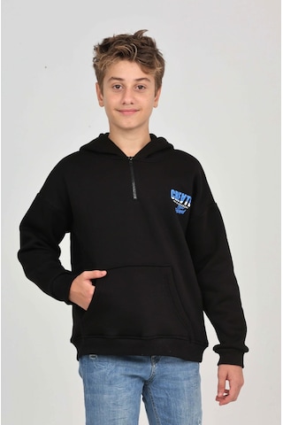 Toontoy Kids Toontoy Erkek Çocuk Create Baskılı Sweatshirt Siyah