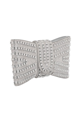 Guja 25yg591 Kadın Taşlı Abiye Çanta Gümüş Gümüş