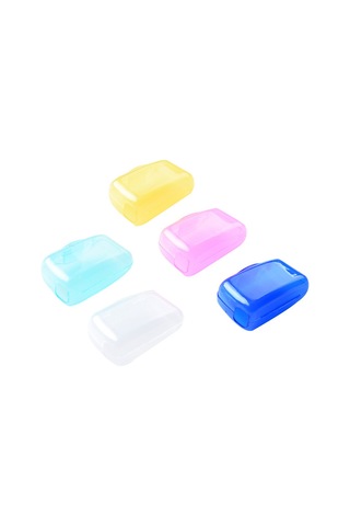 Küçük Ve Taşınabilir Seyahat Fırçası Kafası Koruyucu Kutu 5 Ahşap