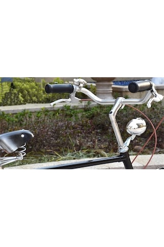 Bike And Art 25,4 Krom Şehir Bisikleti Retro Gidon 590 Mm Gri - Gümüş