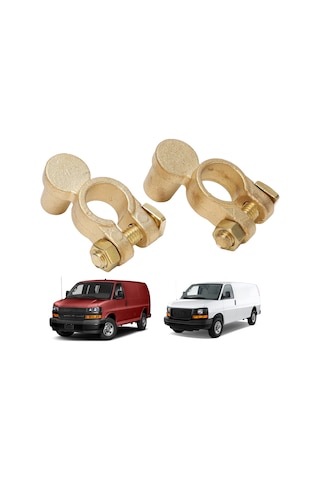 Moveevo Sae-jıs Arabalar İçin Bakır Akü Terminali Dönüştürücü Artı Ve Eksi Çift Set - Güç Kaybını Engeller, İyi İletkenlik Sağlar