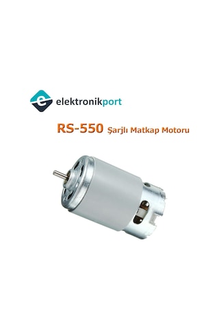 Elektronikport-Rs 550 Şarjlı Matkap / Cnc Motoru - Yüksek Kalite