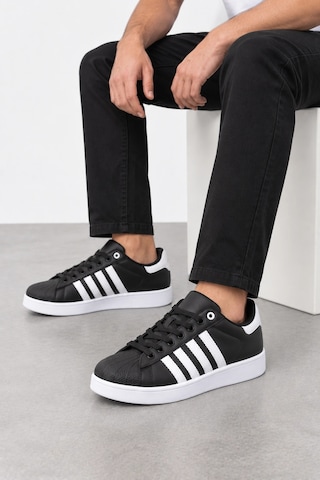 Ht Hotin Captiva Erkek Bağcıklı Günlük Sneaker Spor Ayakkabı Siyah-beyaz SİYAH-BEYAZ