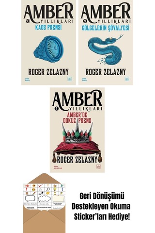 Kaos Prensi / Amber Yıllıkları 10 + Gölgelerin Şövalyesi Amber Yıllıkları 9 + Amber De Dokuz Prens Amber Yıllıkları 1