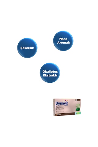 Dynavit Herbal Okaliptüs C Vitamini 16 Pastil