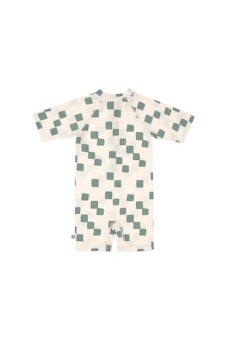 Lassig Uv Korumalı Mayo Checkerboard Sea Salt Green Yeşil
