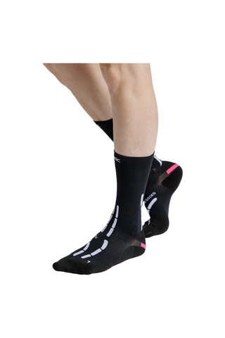 X-bıonıc X-bionic X-socks Trail Anatomix Crew Unisex Koşu Çorabı Xbxw Siyah