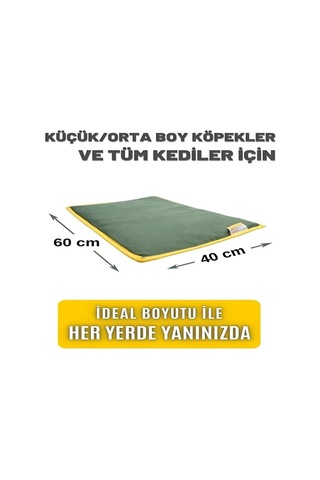 Tr 4 Mevsim Kedi Köpek Minderi 60 40 Yıkanabilir Pet Yatağı Kedi Köpek Serinletici Minder 60 40 4 Mevsim Yatak,