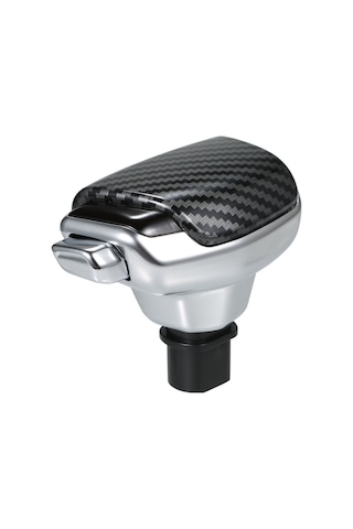 Ranyeek Renault İçin Parlak Siyah Otomatik Vites Çubuğu, Kısa Tipi, Pu+plastik Malzeme, Vites Düğmesi Siyah