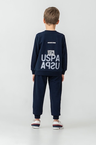 U.S. Polo Assn. Erkek Çocuk Baskılı Lacivert Uzun Kol Eşofman Takımı Us2621-c-v2 Us2621-c-v2
