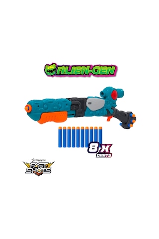 Allien- Gen Sonic Flytrap 10 Atış Dart Fırlatıcı Set