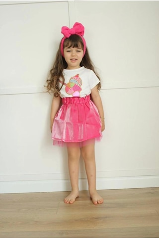 Minaz Baby Pembe Etekli Takım Pembe