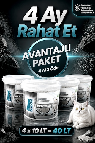 4 Al 3 Öde Aktif Karbonlu Bentonit Kedi Kumu İnce Taneli, Güçlü Topaklanan, Koku Kontrolü, Kovalı 4 Al 3 Öde Aktif Karbonlu Bentonit Kedi Kumu İnce Taneli, Güçlü Topaklanan, Koku Kontrolü, Kovalı
