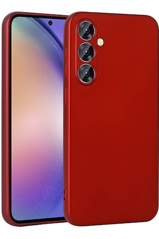 Zore Galaxy Uyumlu A55 Kılıf Msra Premier Silikon Kapak - Saks Mavi Saks Mavi