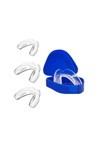 Hangfox Gece Gıcırdatma Koruması: 2 Boyut 4 Adet Hijyen Kutulu, Yiyecek Dereceli Materyal, Özel Uyum, Yeniden Kullanılabilir Diş Koruyucu