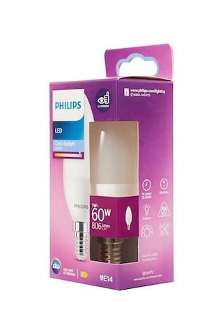 60w B38 E14 Mum Tipi Beyaz Işık Dim Edilmez Ampul Diğer