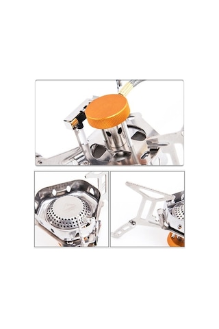 Ebitda Widesea Rüzgar Geçirmez Kamp Gaz Sobası Wss-207/flat Tank Çok Renkli, Yüksek Güç Brülör Çok Renkli