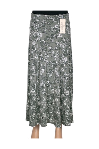 Barem Kadın Arzu Korsajlı 6 Parçalı Açıklı Koyulu Çiçekler Haki Etek Haki