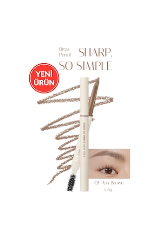 Clıo Sharp So Simple Brow Pencil 02 Ash Brown