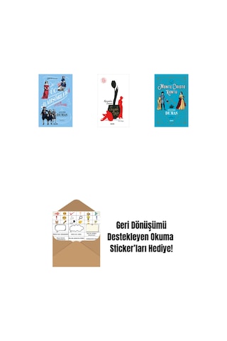 Üç Silahşörler 4 - Louise De La Valliere + Siyah Lale + Monte Cristo Kontu + Okuma Sticker'ları