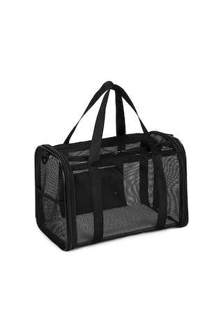 Moveevo Nefes Alabilir Mesh Geniş Kedi/köpek Seyahat Çantası: Omuz Askılı, Katlanabilir & Çıkarılabilir Mat