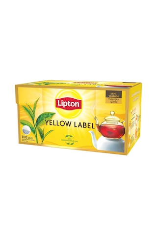 Lipton Demlik Poşet Çay Yellow Label 100'lü