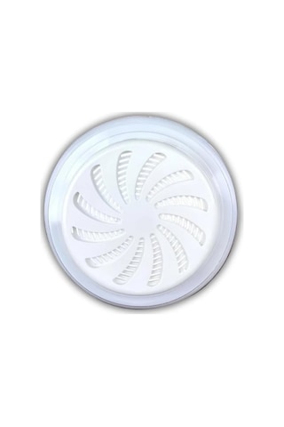 Standart Ayarlanabilir Menfez Yuvarlak Beyaz Plastik Havalandırma Menfezi, Kontrollü Hava Akışı, Duvar Ve Kapı