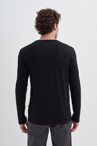 Cazador 56060 Erkek Bisiklet Yaka Sweatshirt Siyah