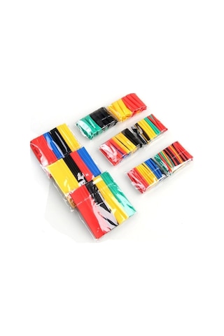 Isıyla Daralan Makaron Kablo Seti 328 Parça Kablo Tamir Kiti