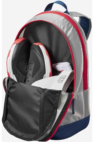 Wilson Tenis Sırt Çantası Junior Bacpack Lightgrey F03/red Blue Wr8023801001