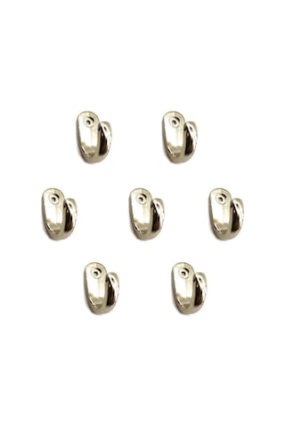 Northcity Büyük Tekli Fincan Askı, Dekor Askısı - Nikel, 100 Adet, 12x23x30 Mm Diğer