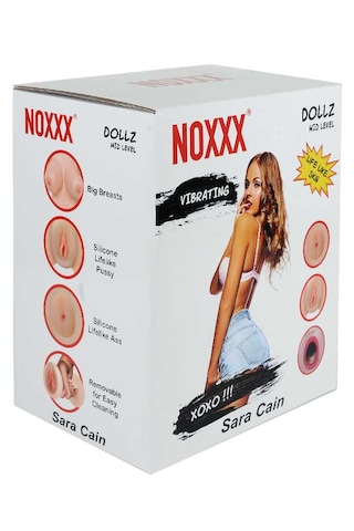 Fastieshop Sara Cain 3d Yüzlü Realistik Vajina Ve Anüslü 3 İşlevli Şişme Bebek