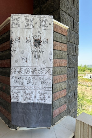Sofline Çift Kişilik Çok Amaçlı Pike, Yazlık Pike, Desenli Pike, Yatak Örtüsü Pike 195x220cm Gri