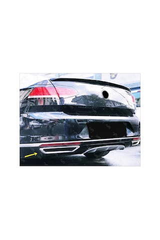 Vw Passat B8 Krom Egzos Çıkış Görünümü Difüzör 2014-2019 P.Çe...