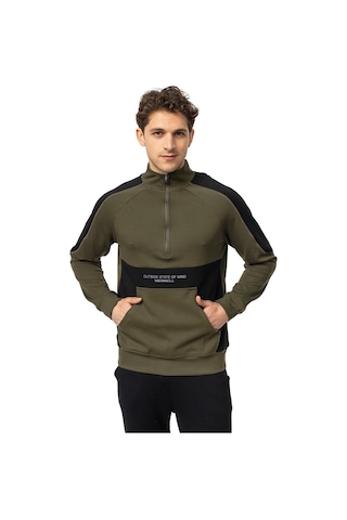 Merrell Merrell Erkek Günlük Giyim Sweatshirt Stefan Açık Yeşil 680 Yeşil