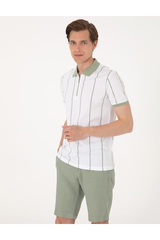 Pierre Cardin Erkek Çağla Tişört 50307519-vr016 Çağla