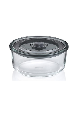 Kela KL-12640 Aurelia Cam Saklama Kabı Yuvarlak 0.7 L Renkli