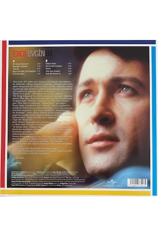 Erol Evgin - Erol Evgin ' 84 Plak