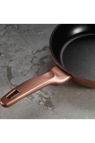 Kütahya Porselen 7 Parça Lidya Döküm Granit Tencere Seti-Rosegold