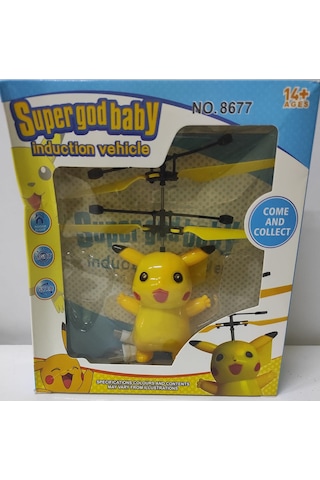 Oyuncak Pokemon Pikachu Uçan Peri Şarjlı Işıklı Hareket Sensörlü