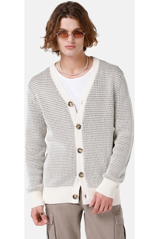 Colins Beyaz Erkek Hırka Beyaz