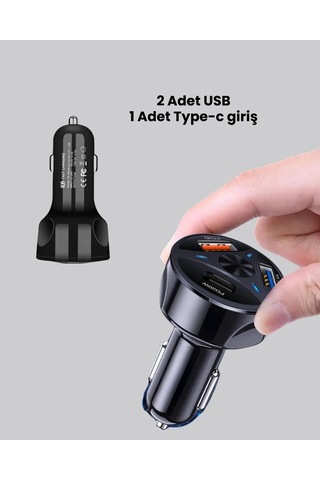 Polygold Quick Charger 55w Araç Şarj Pd Usb C Destekli