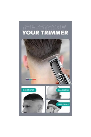 Rd-6050 Lazer Epilasyon Öncesi Saç Sakal Ense Tıraş Makinesi T Bıçaklı Tüm Vücut 0 Traş Aleti