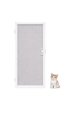 Menteşeli Pencere Kedi Sinekliği En:0-70 Cm X Boy:0-130 Cm Demir, Ahşap,pimapen,alüminyum İle Uyumlu Çok Renkli